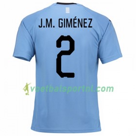 Uruguay J.M.Gimenez 2 Thuis Shirt WK voetbal 2018